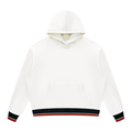 Unisex Oversized Color Block Fleece Hoodie