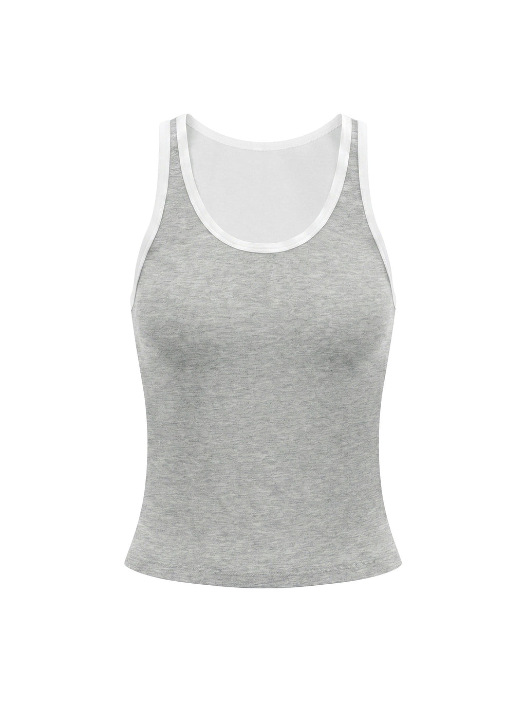 Women's Color Block Cropped Tank Top