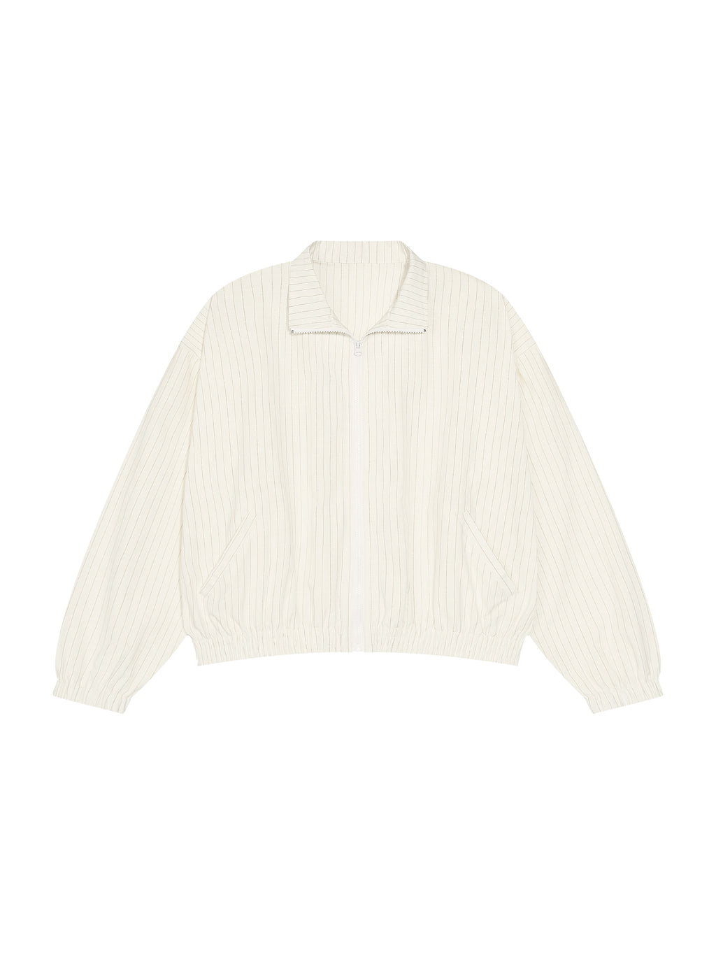 Unisex Striped Full-Zip Track Jacket