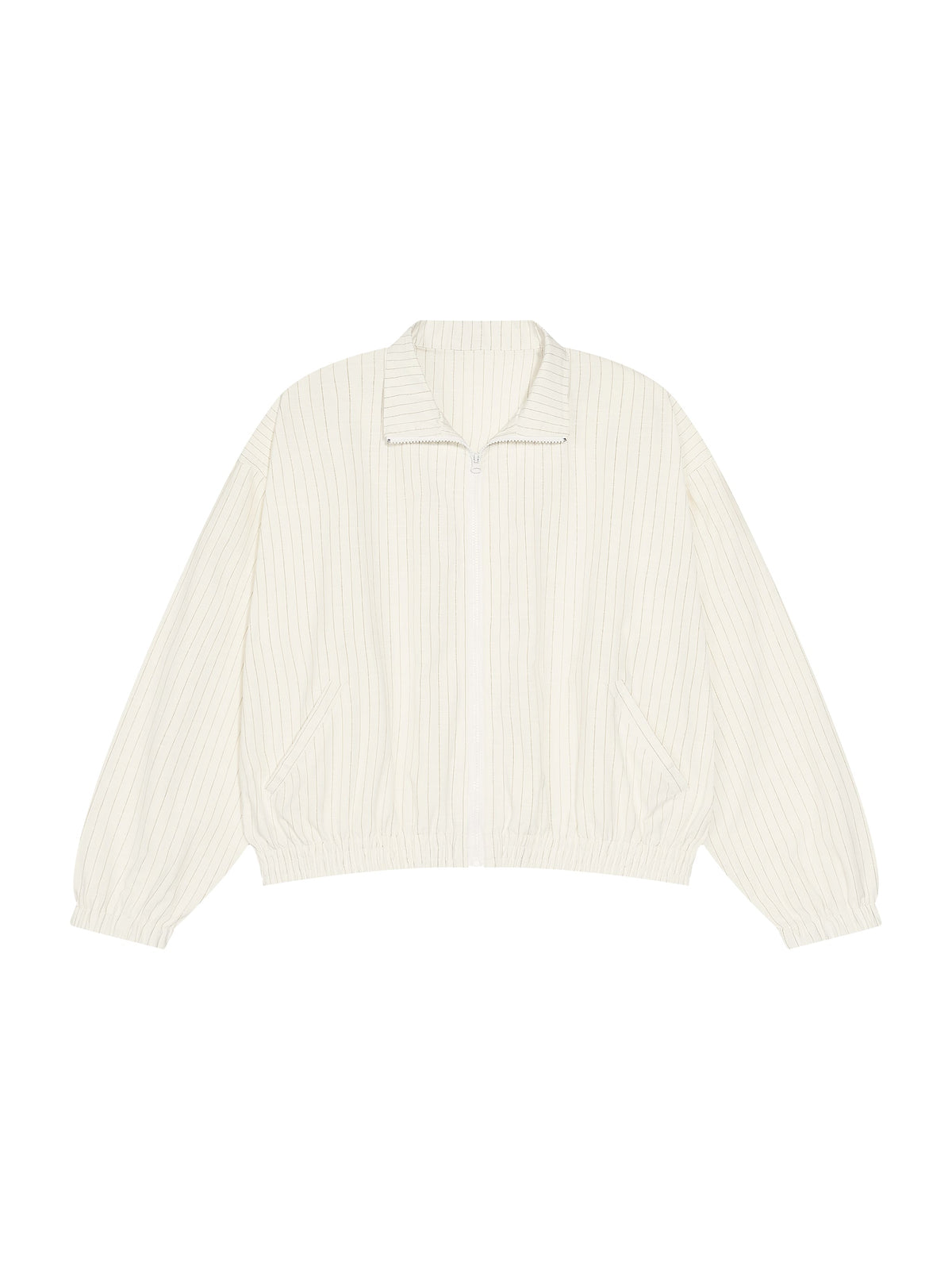 Unisex Striped Full-Zip Track Jacket
