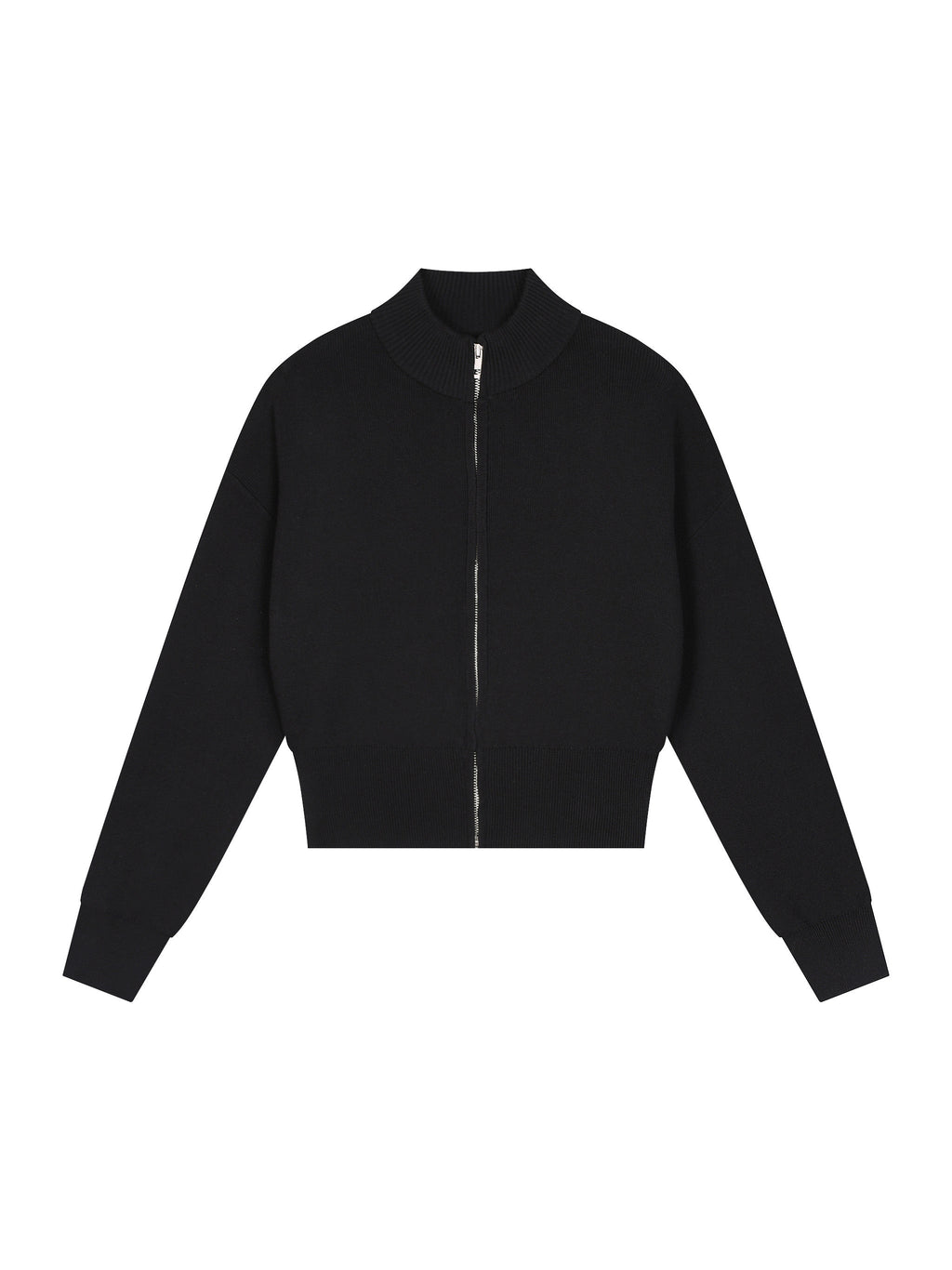 Women’s Mock Neck Zip Up Cardigan