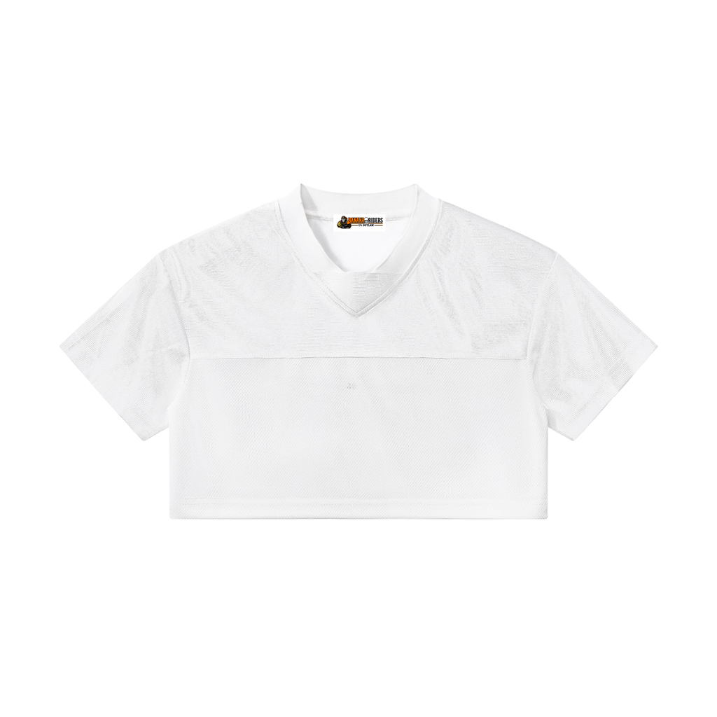 Women’s Cropped Paneled V-Neck Jersey