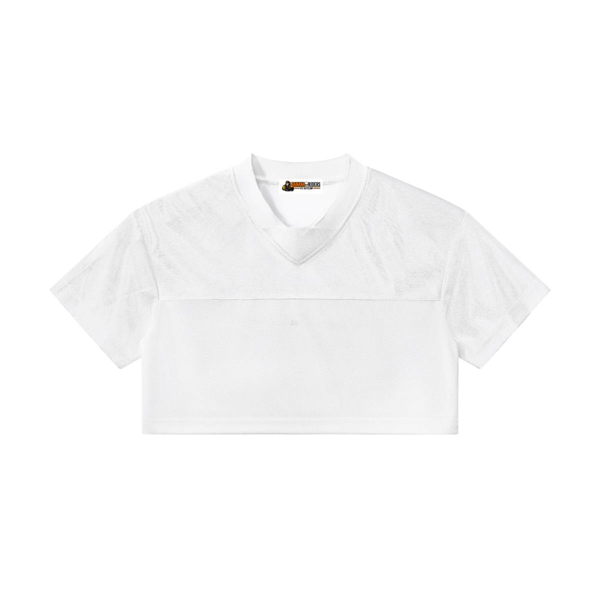 Women’s Cropped Paneled V-Neck Jersey