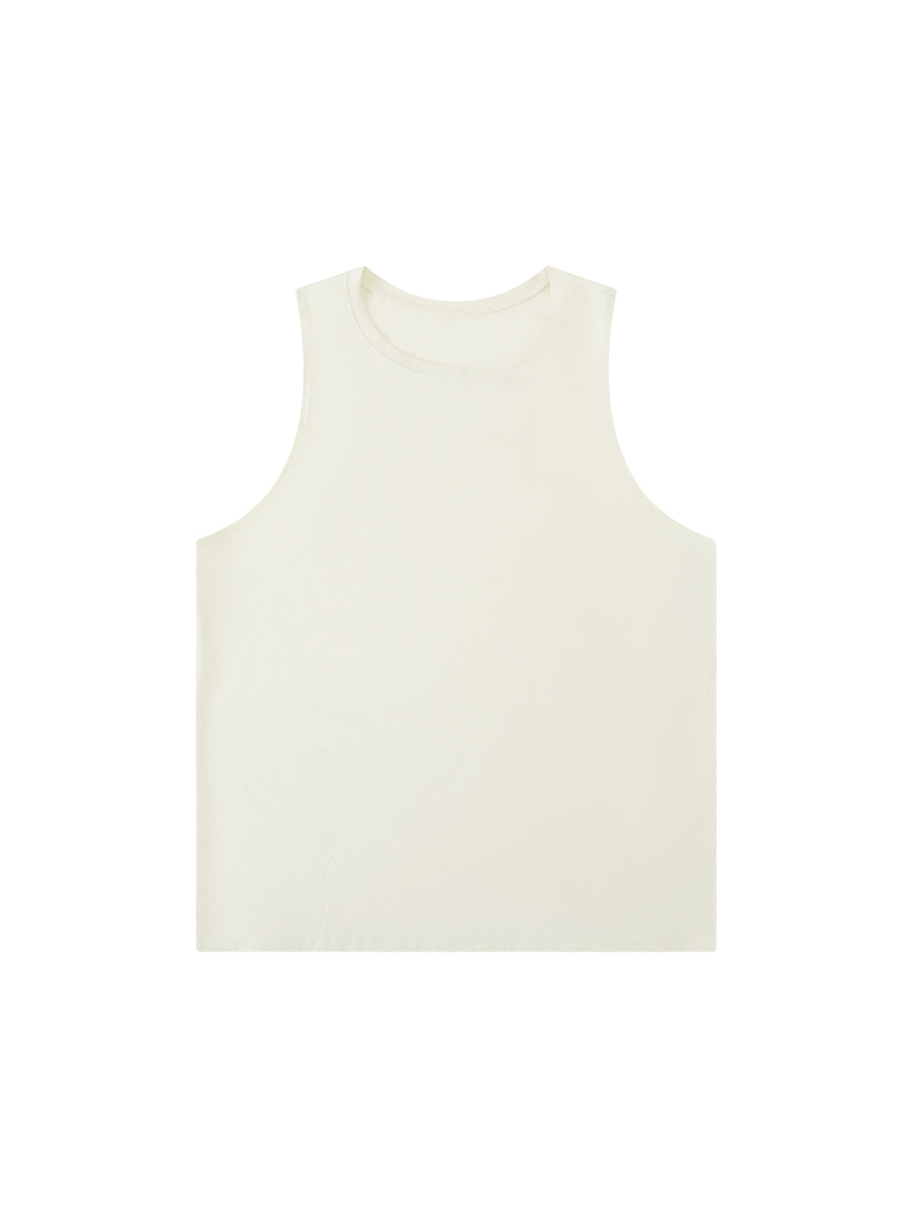 Men's Solid Colour Crewneck Tank Top