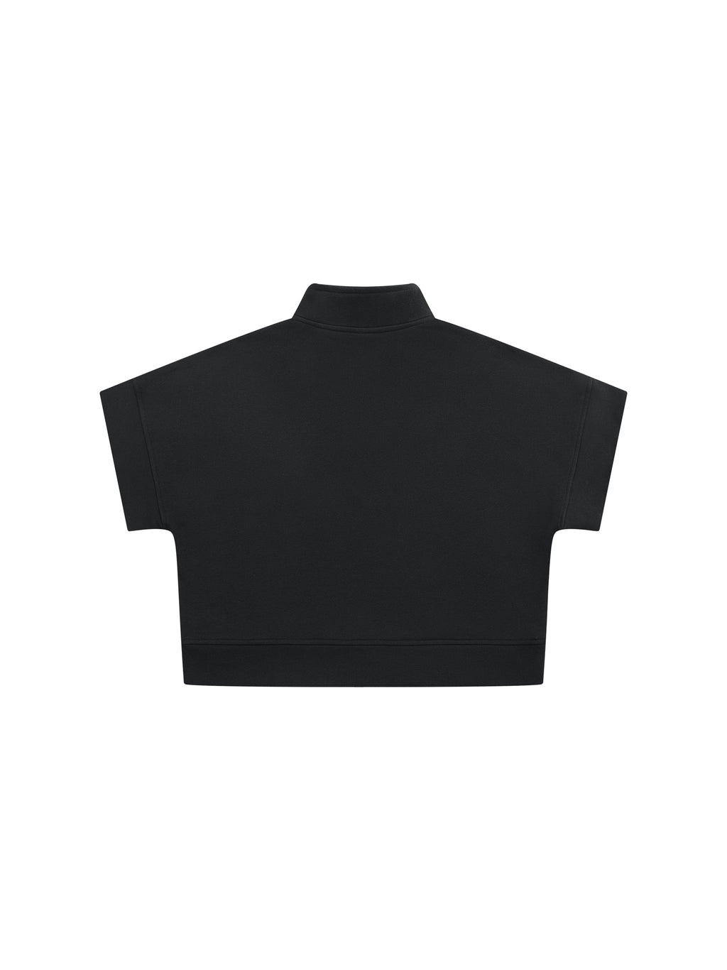 Women's Quarter Zip Crop Sweatshirt