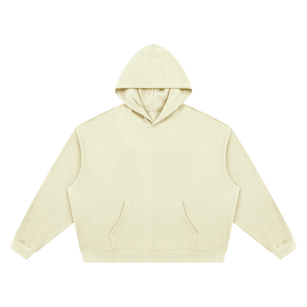 Unisex Waffle Boxy Hoodie