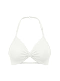 Women’s Ruched Halter-Neck Sports Bra