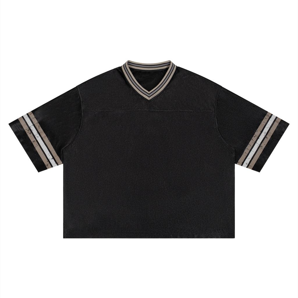 Unisex Boxy Striped Soccer Jersey