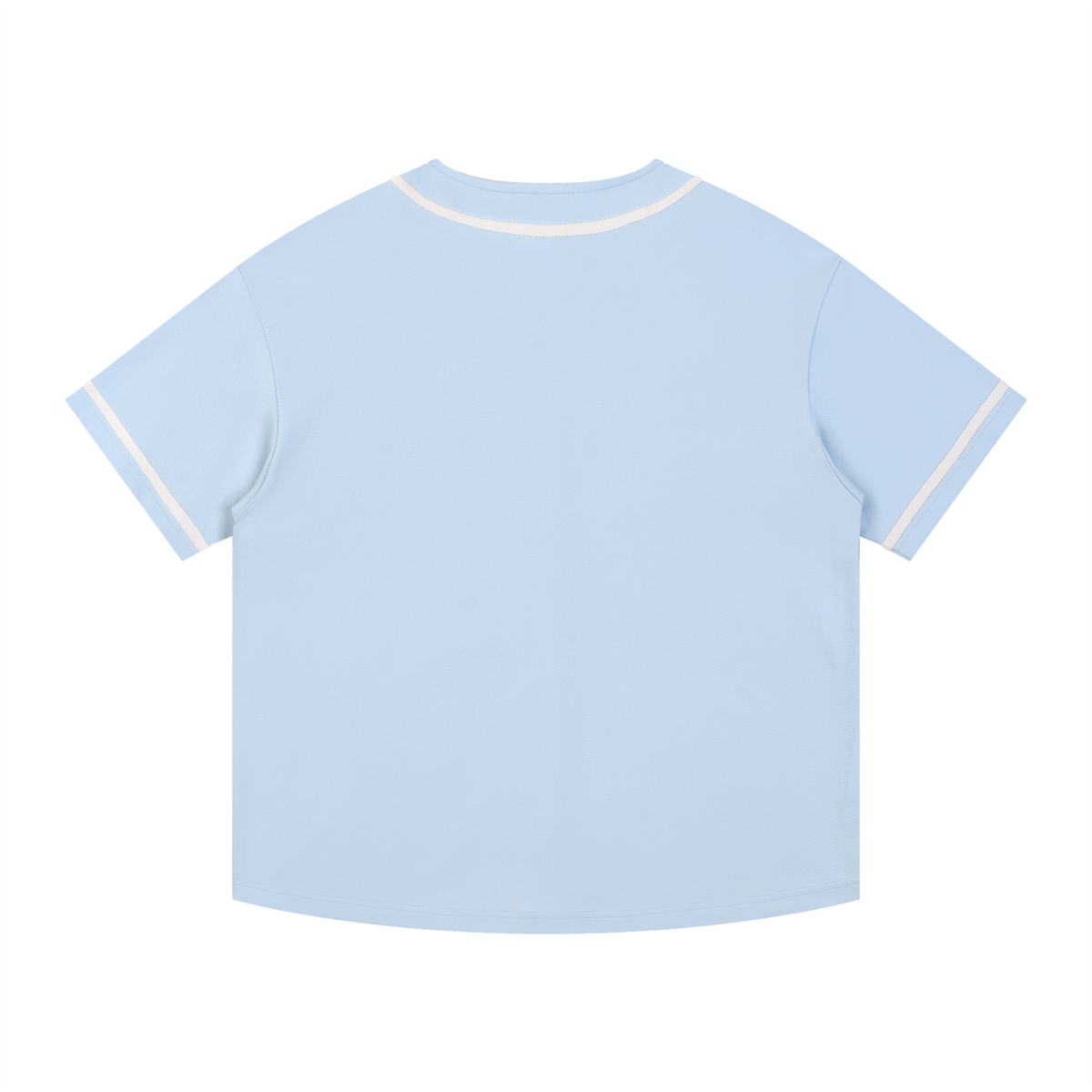 Unisex Contrast Piped Button-Up Jersey gallery view