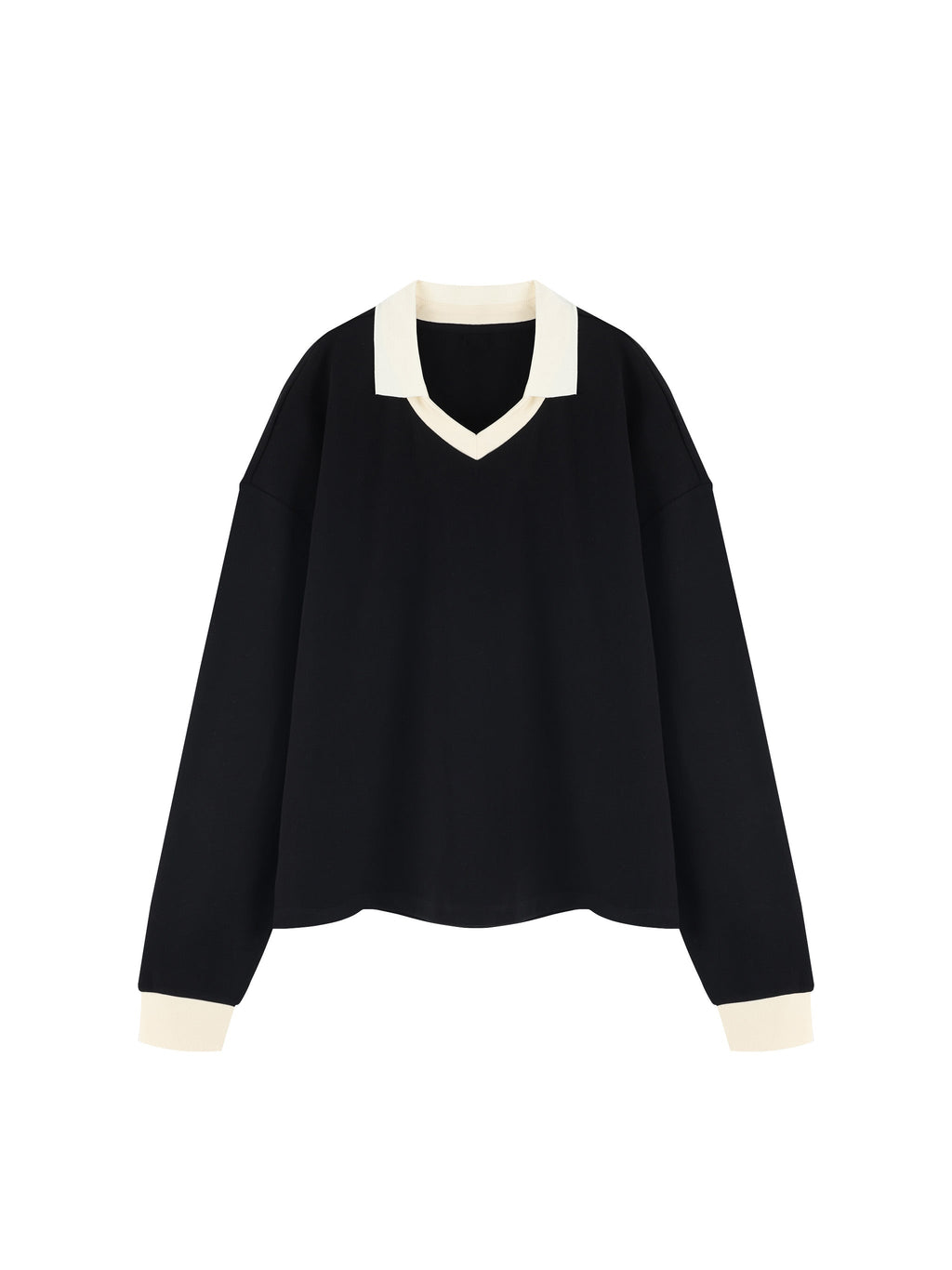 Unisex Color Block Long Sleeve Sweatshirt