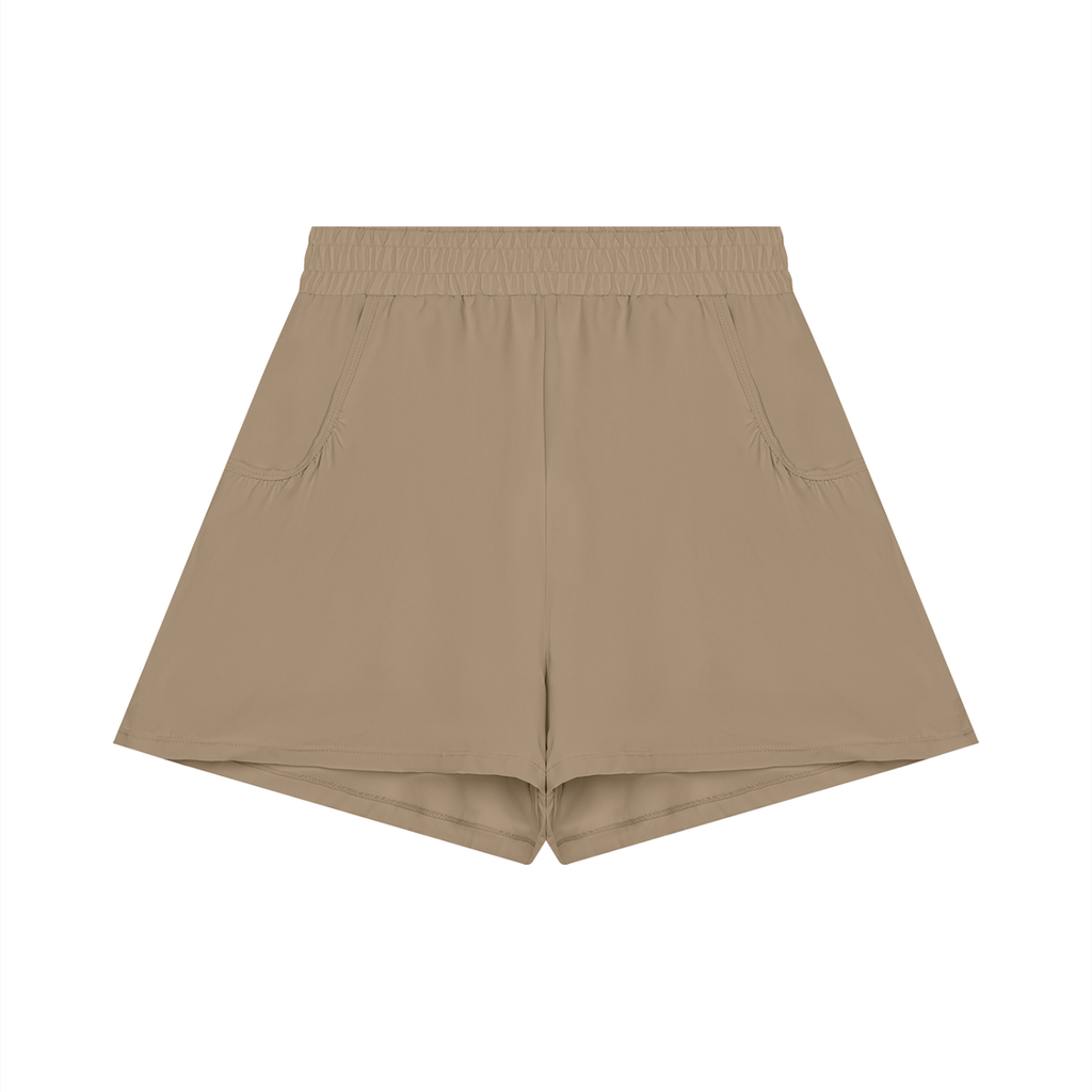 Women's Ruched Yoga Shorts