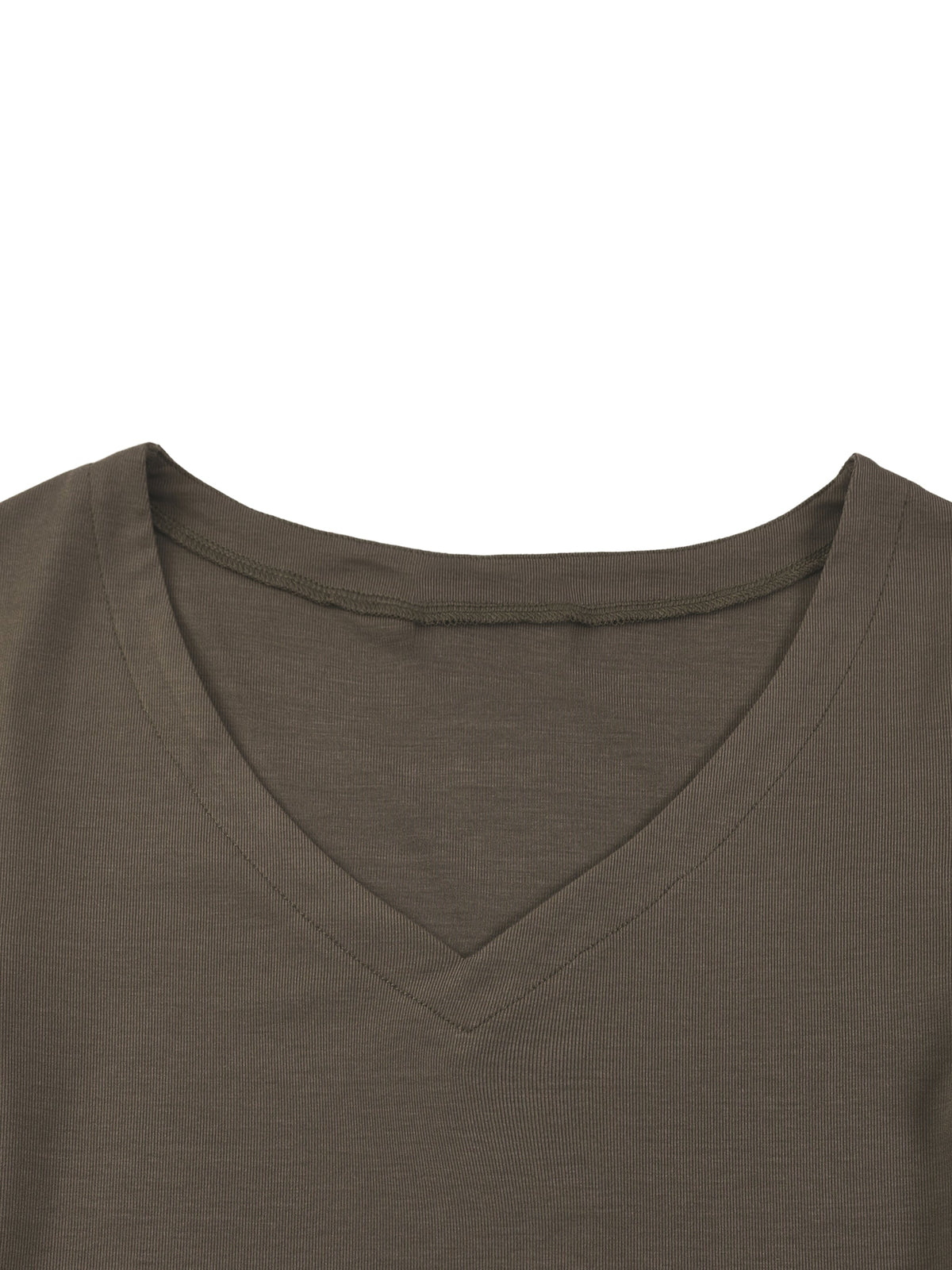 Women’s Tencel Slim Fit V-Neck T-Shirt
