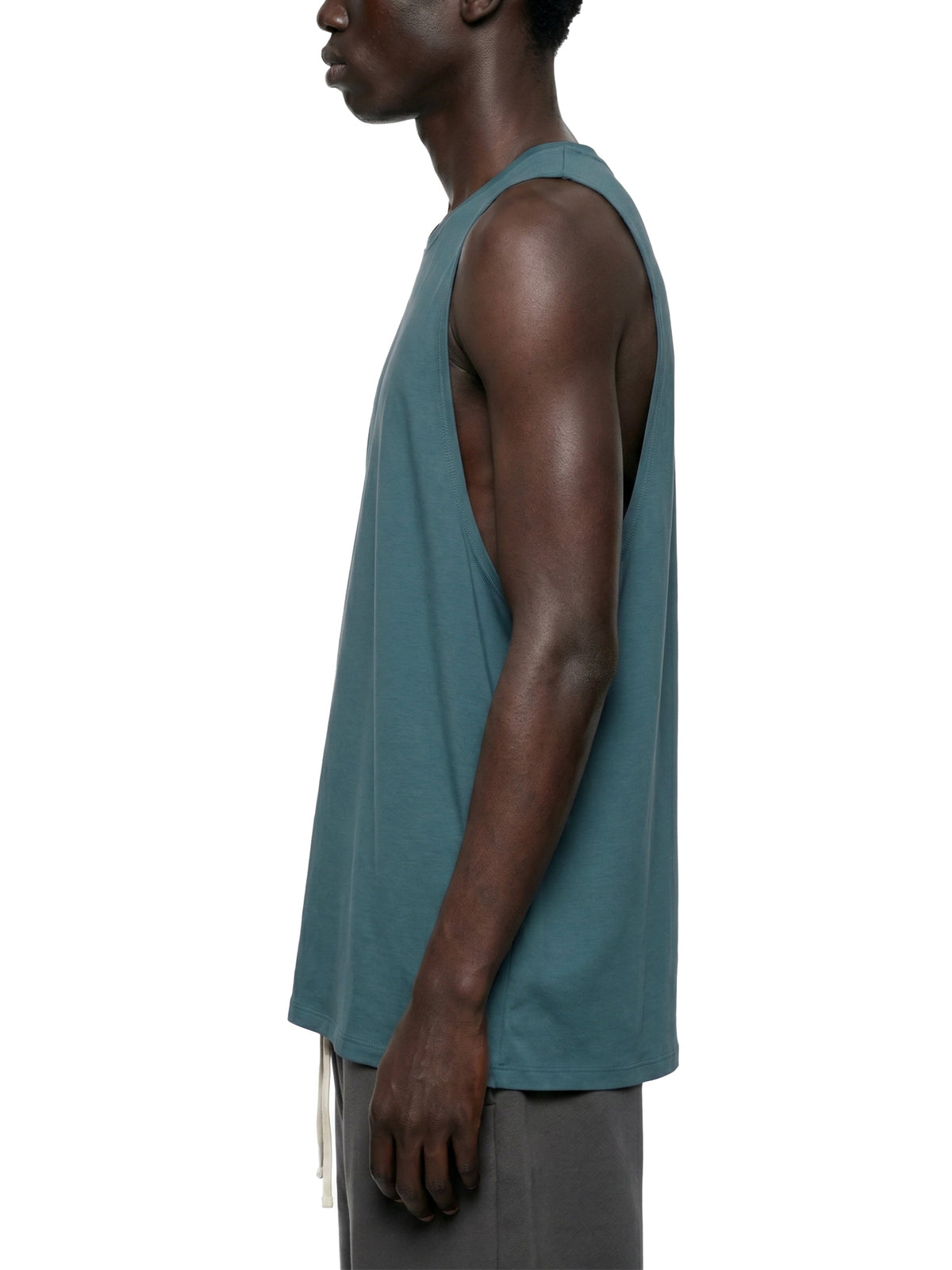 Men's Solid Colour Crewneck Tank Top