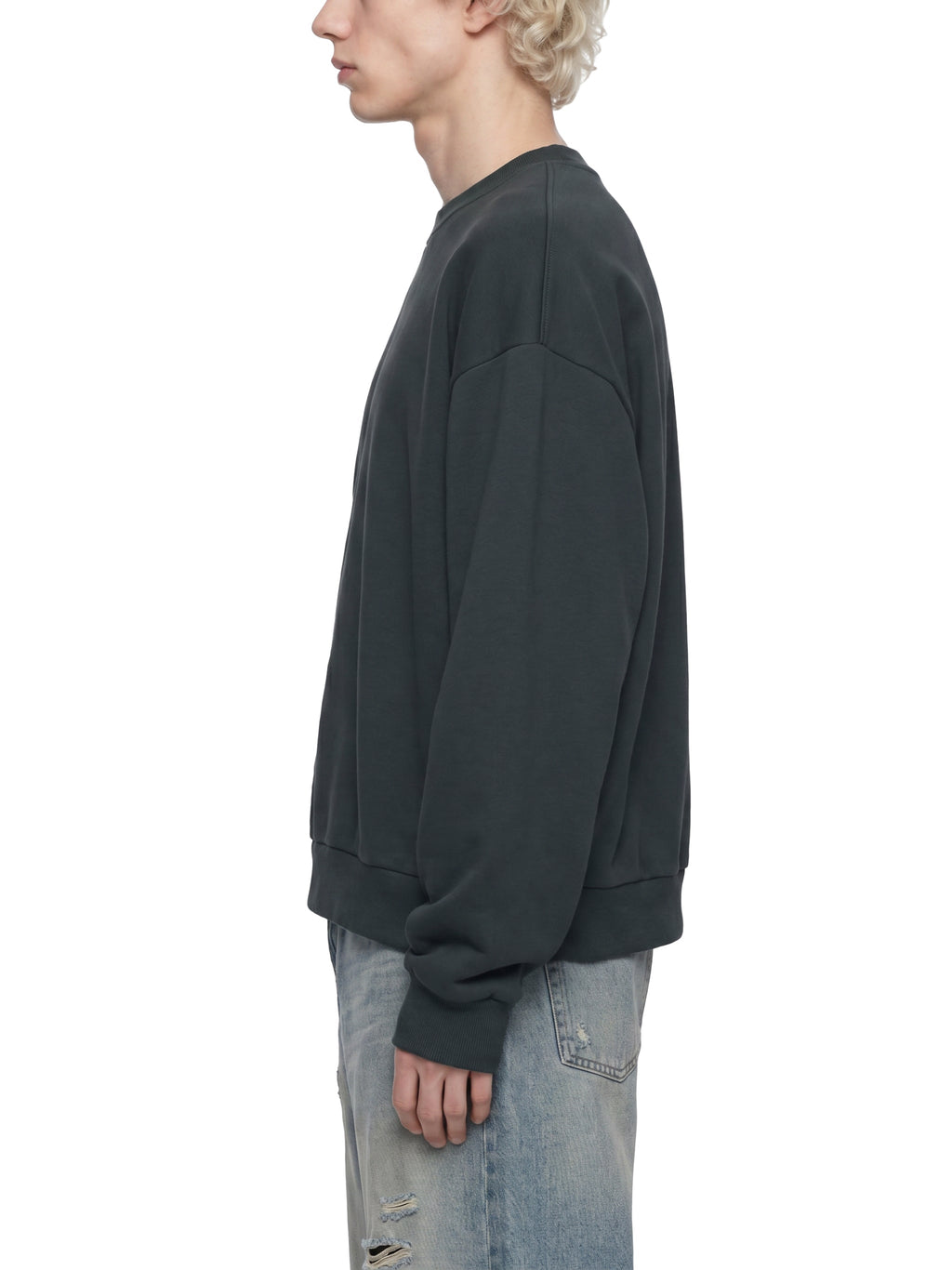 Boxy Fleece Crewneck Sweatshirt