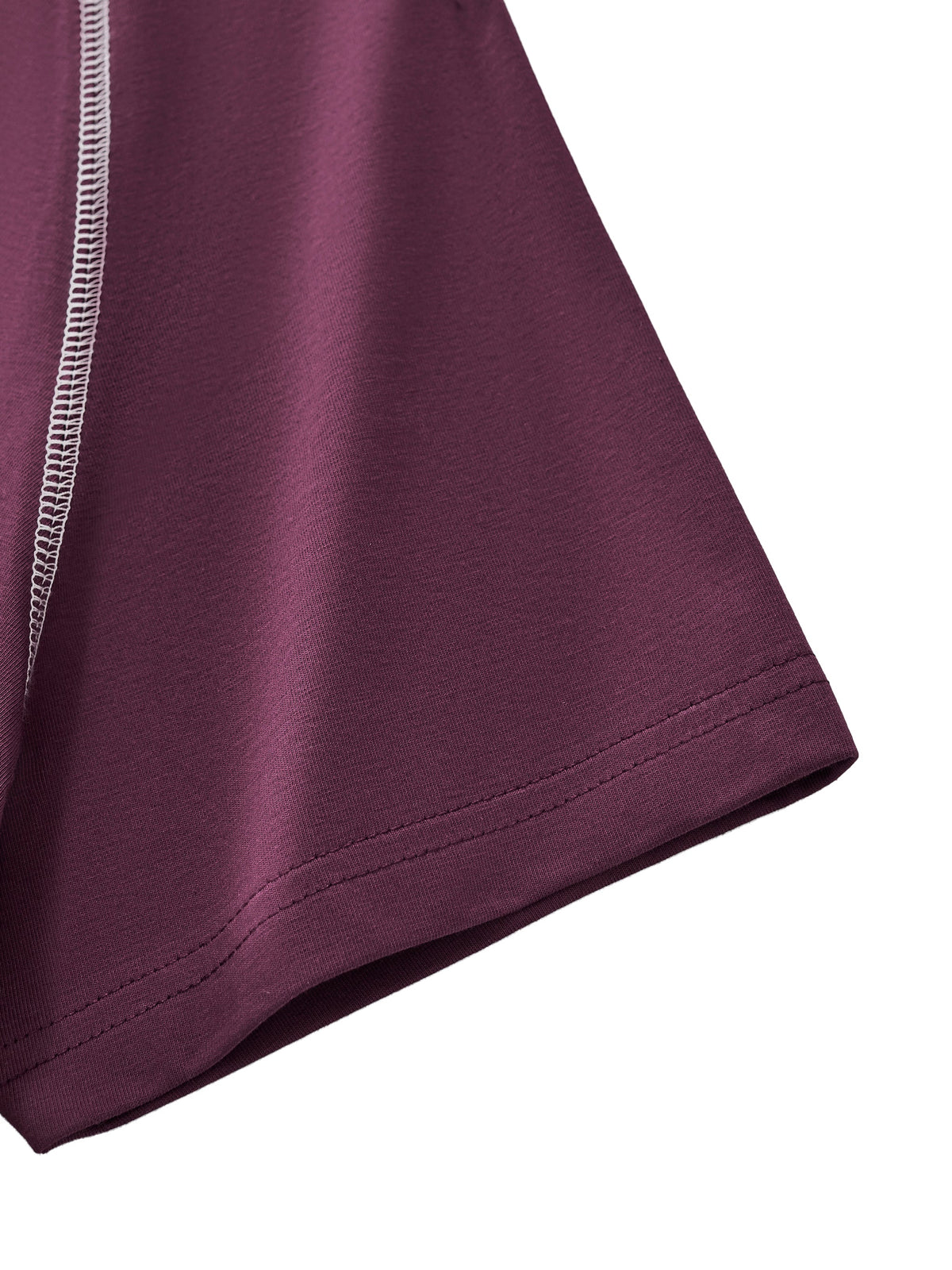 Women's Contrast Stitch Raglan Crop T-Shirt