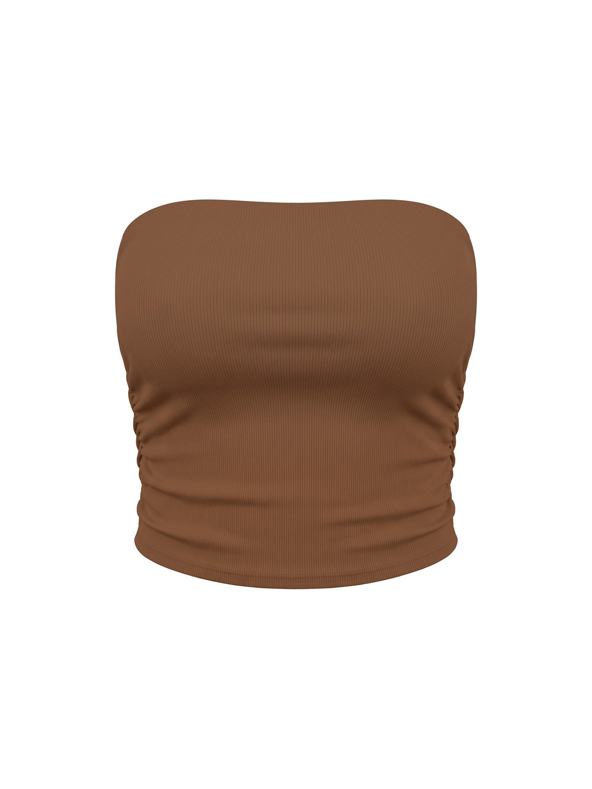 Women’s Ruched Cropped Yoga Tube Top
