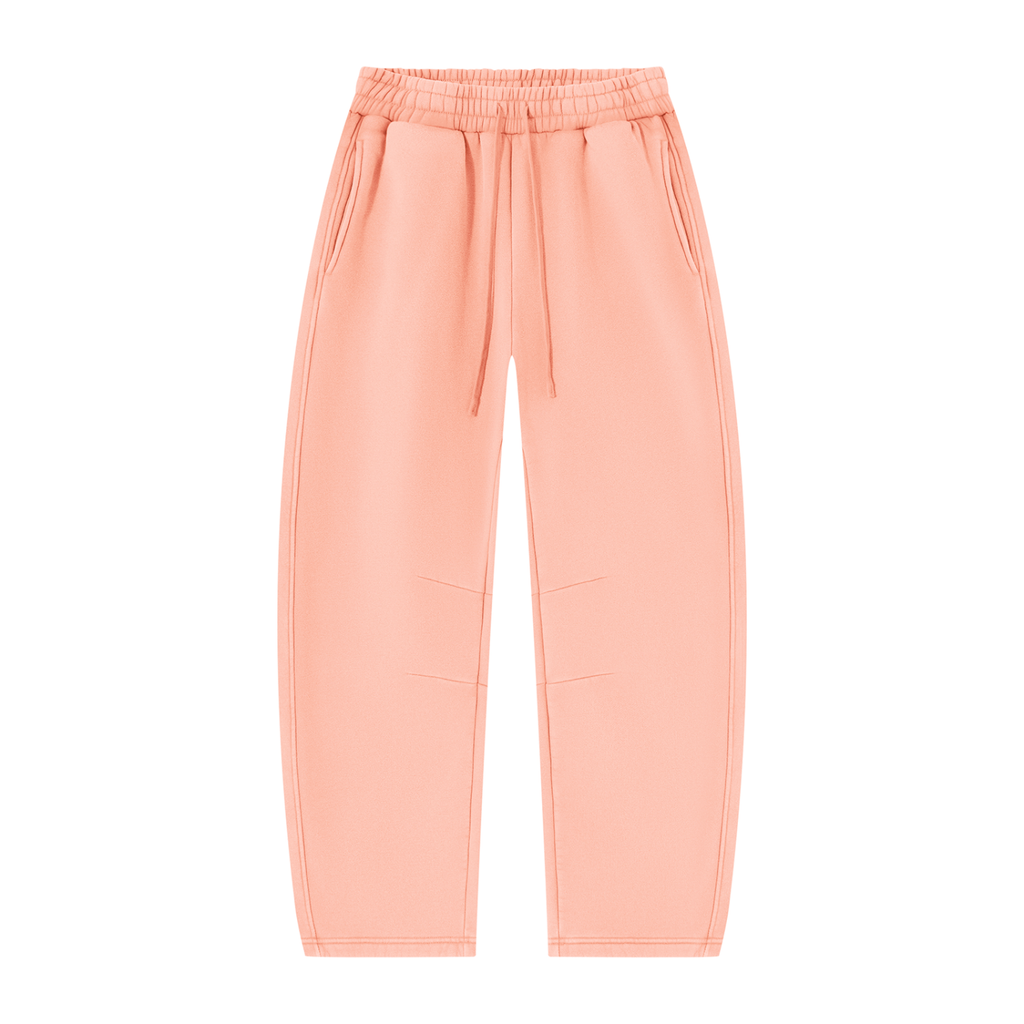 Unisex Vintage Wash Barrel-Leg Fleece Sweatpants V3
