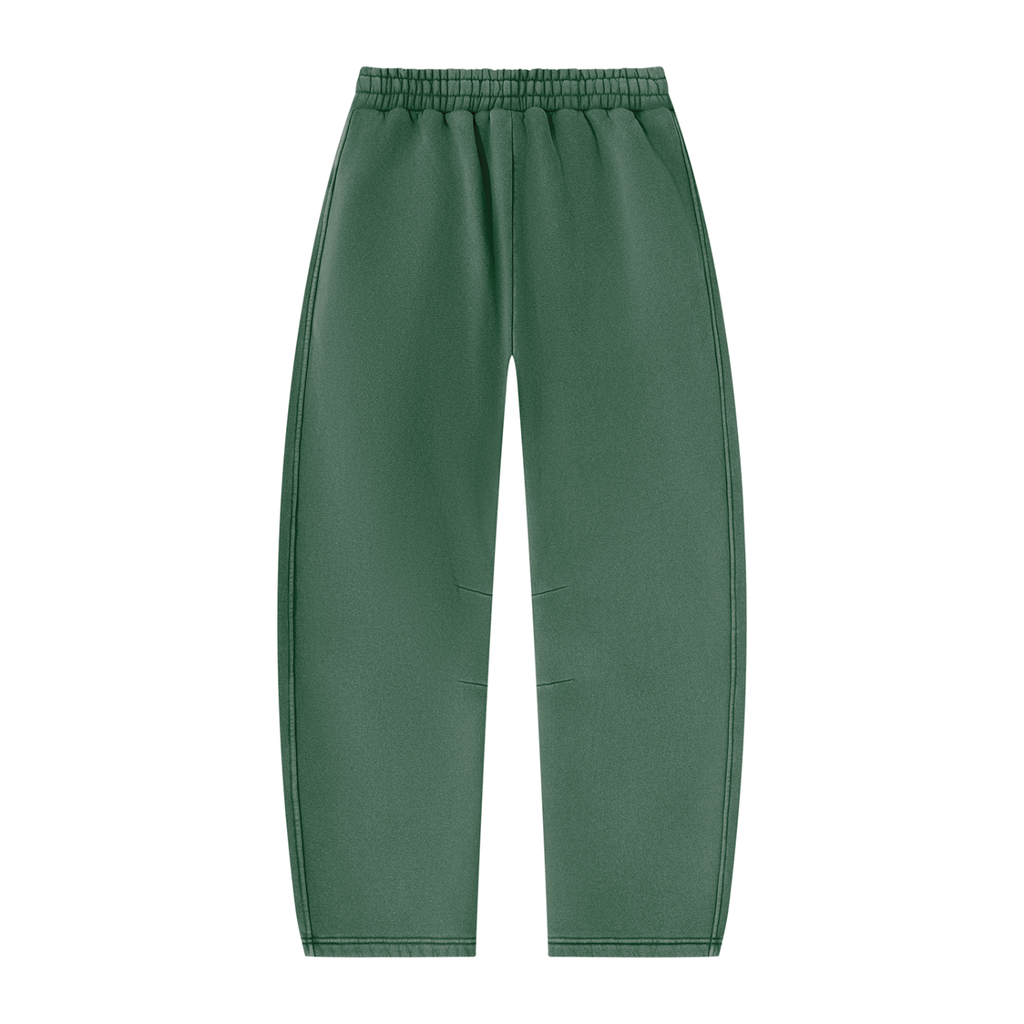 Unisex Vintage Wash Barrel-Leg Fleece Sweatpants V3