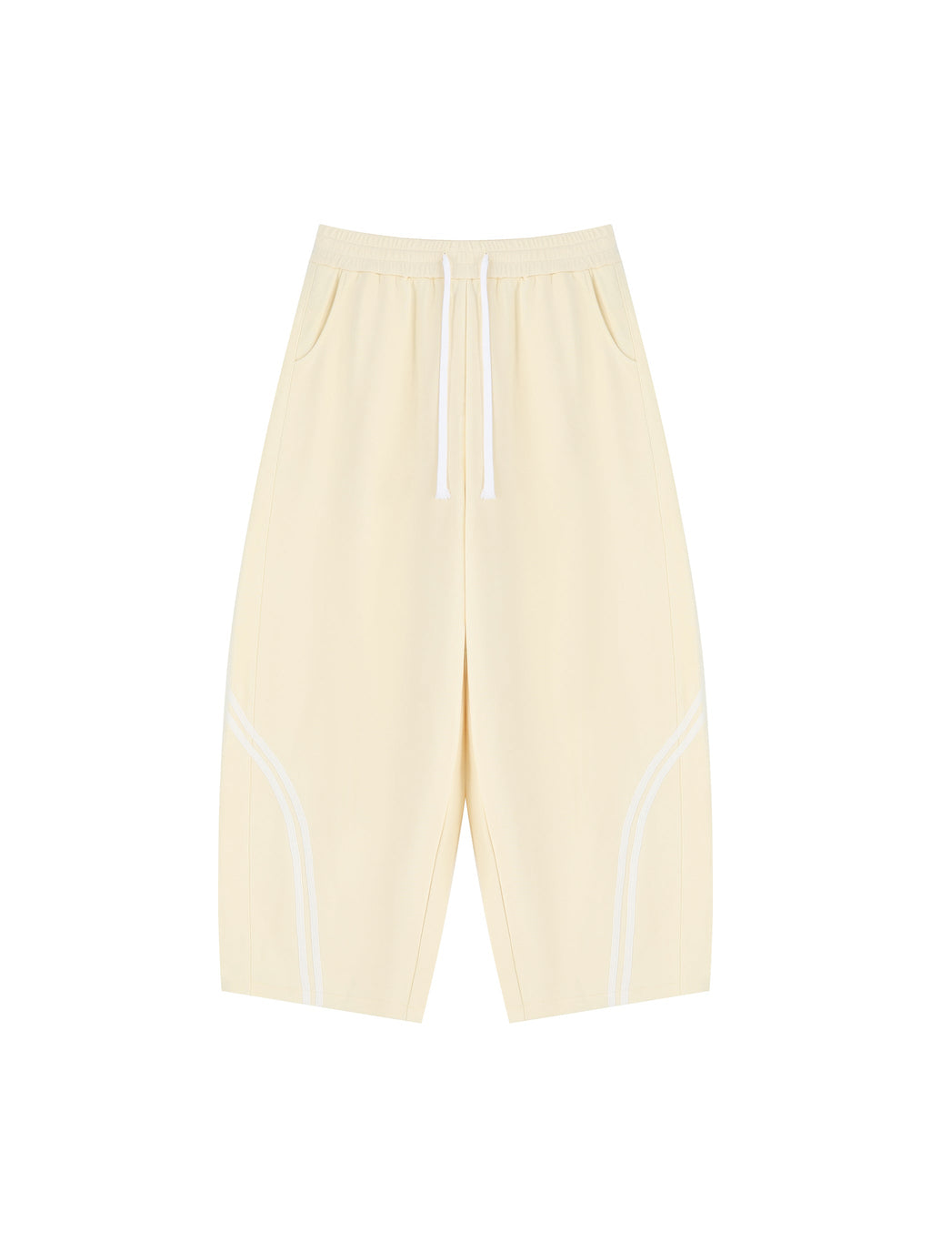 Unisex Wide Leg Piping Sweatpants