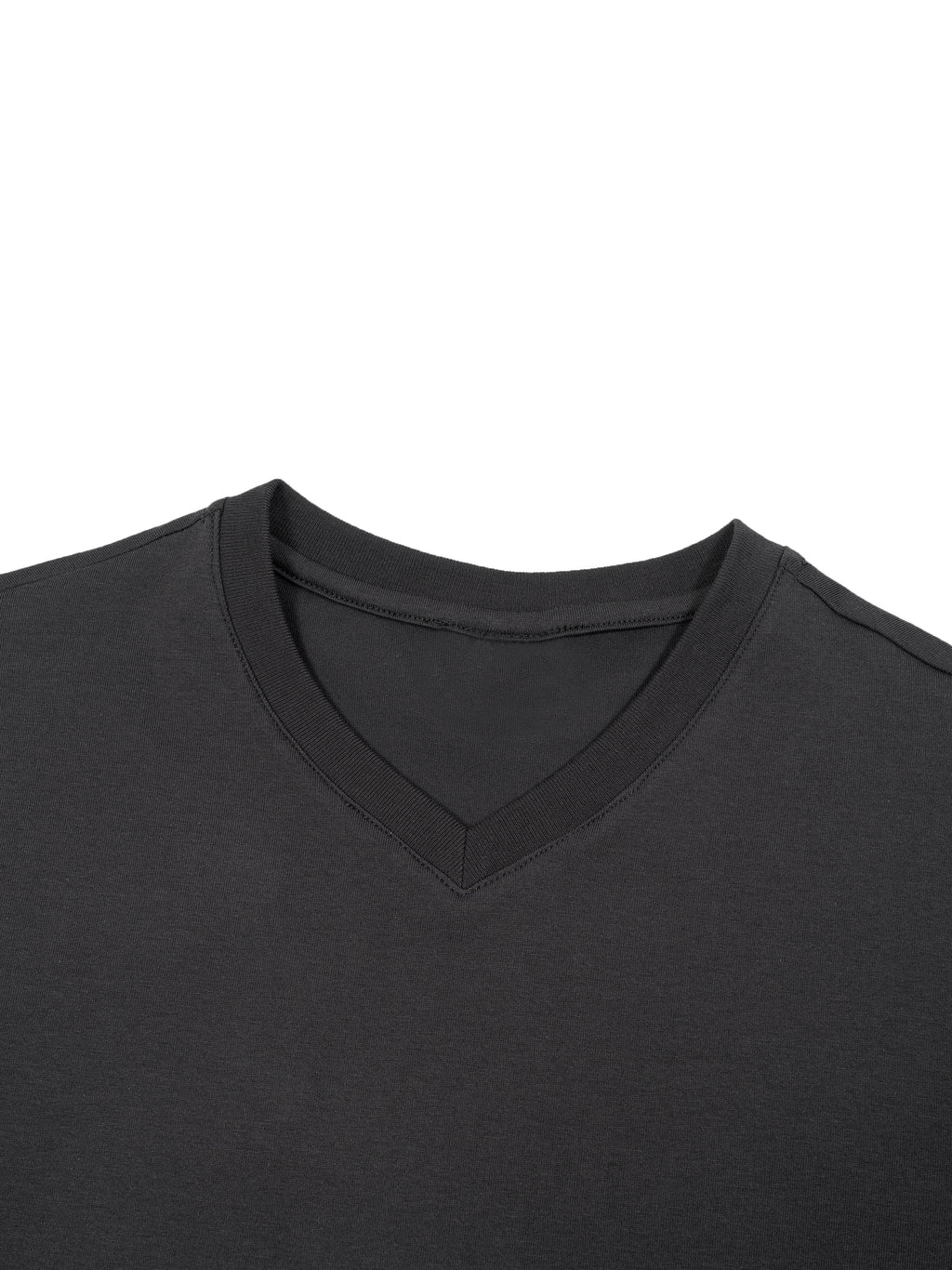 Men's Solid V-Neck T-Shirt