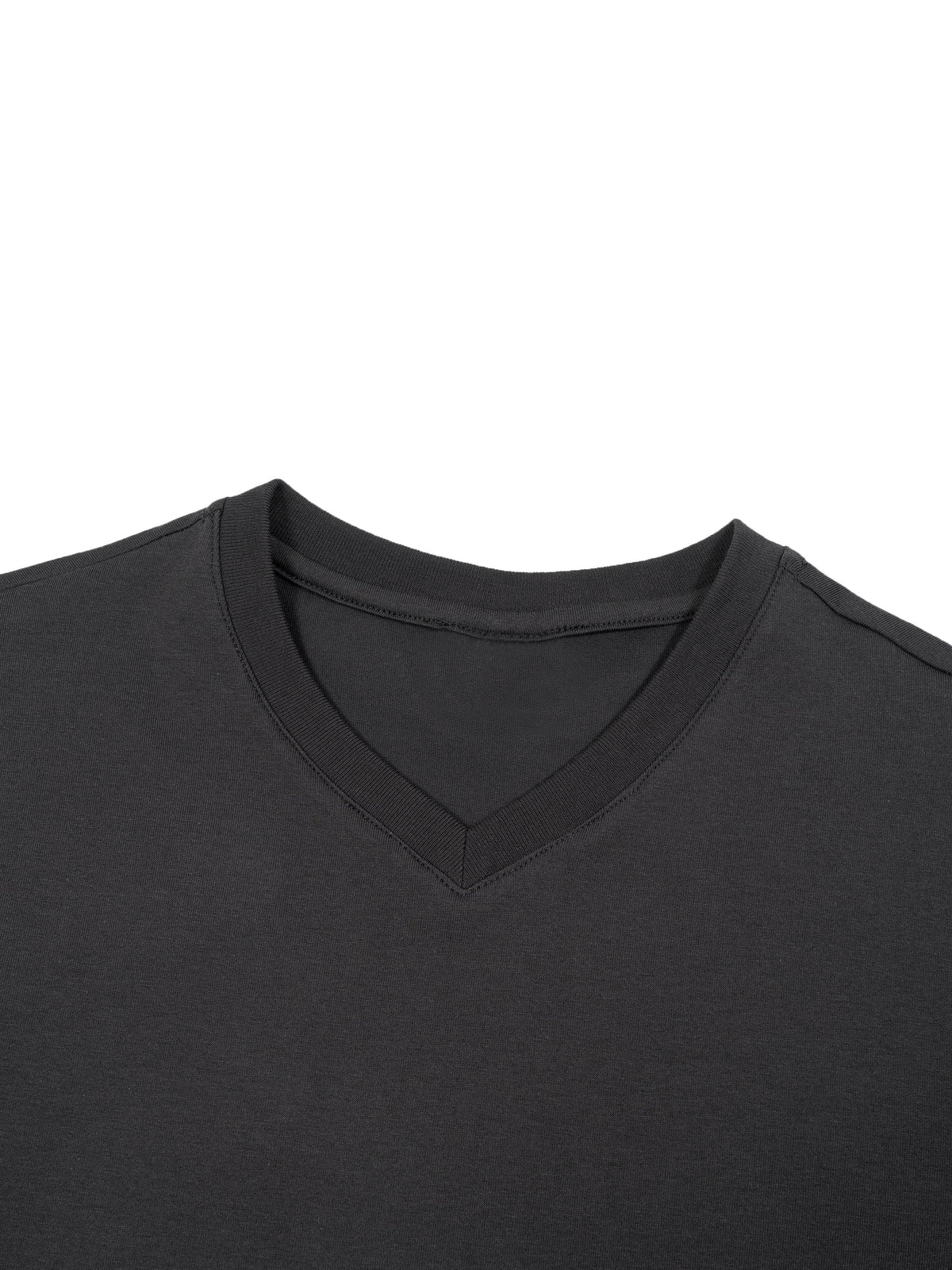 Men's Solid V-Neck T-Shirt