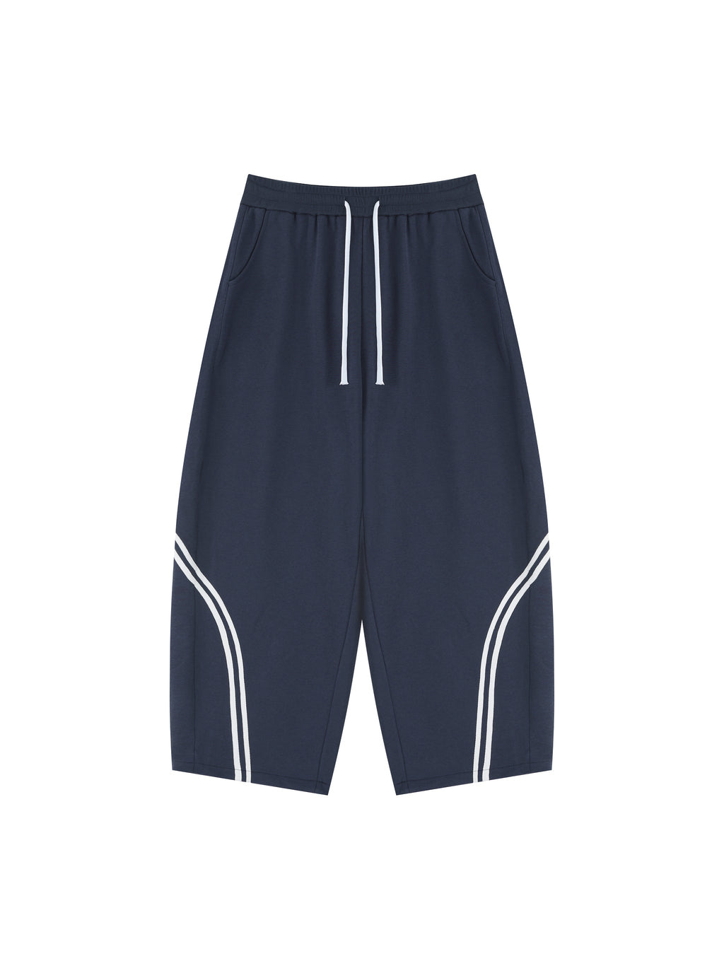 Unisex Wide Leg Piping Sweatpants