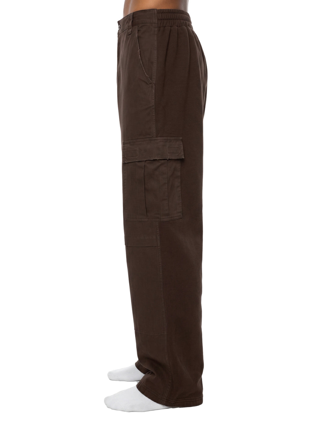 Unisex Sun Fade Washed Fleece Cargo Pants