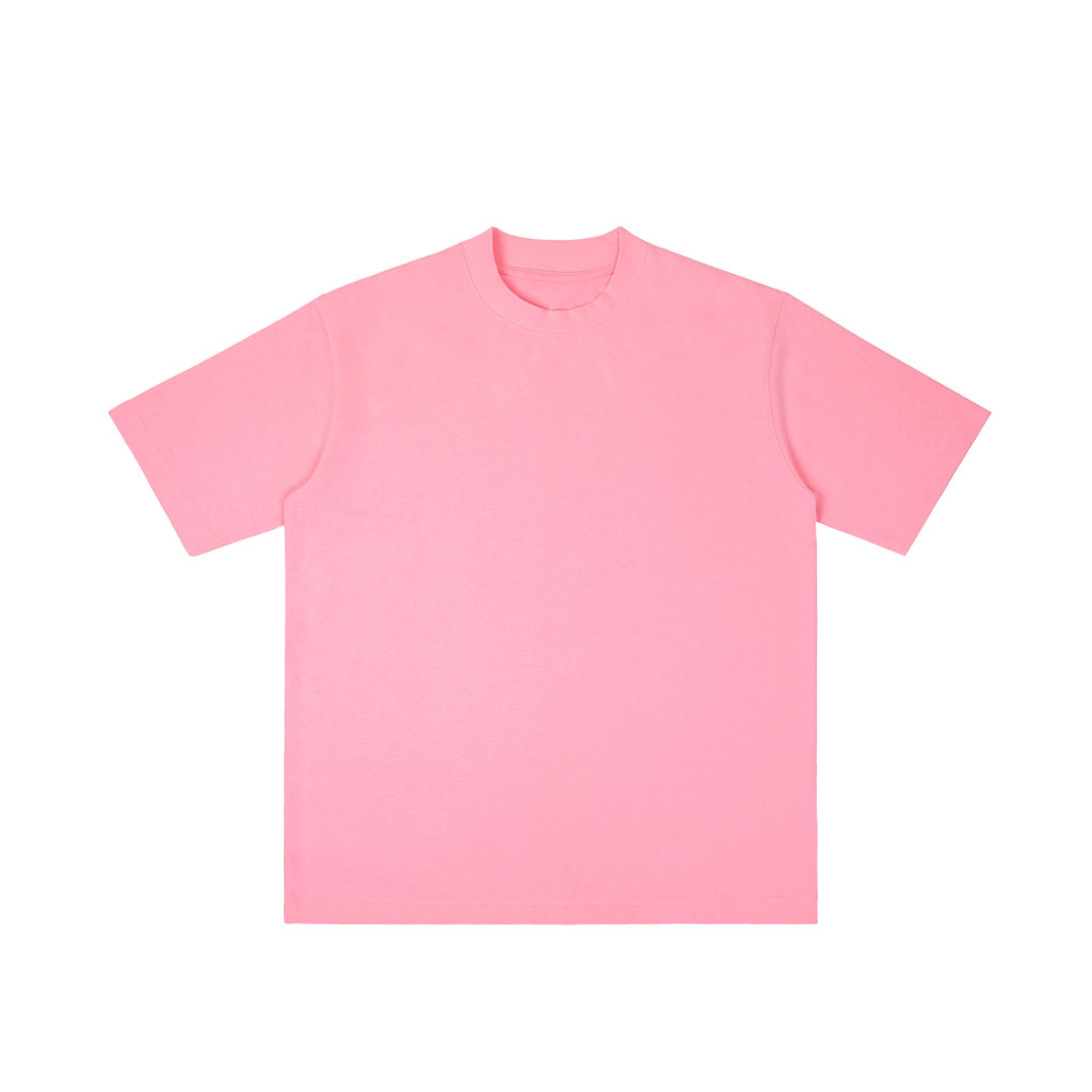 Light Pink Unisex Vintage-Wash Drop-Shoulder T-Shirt front view