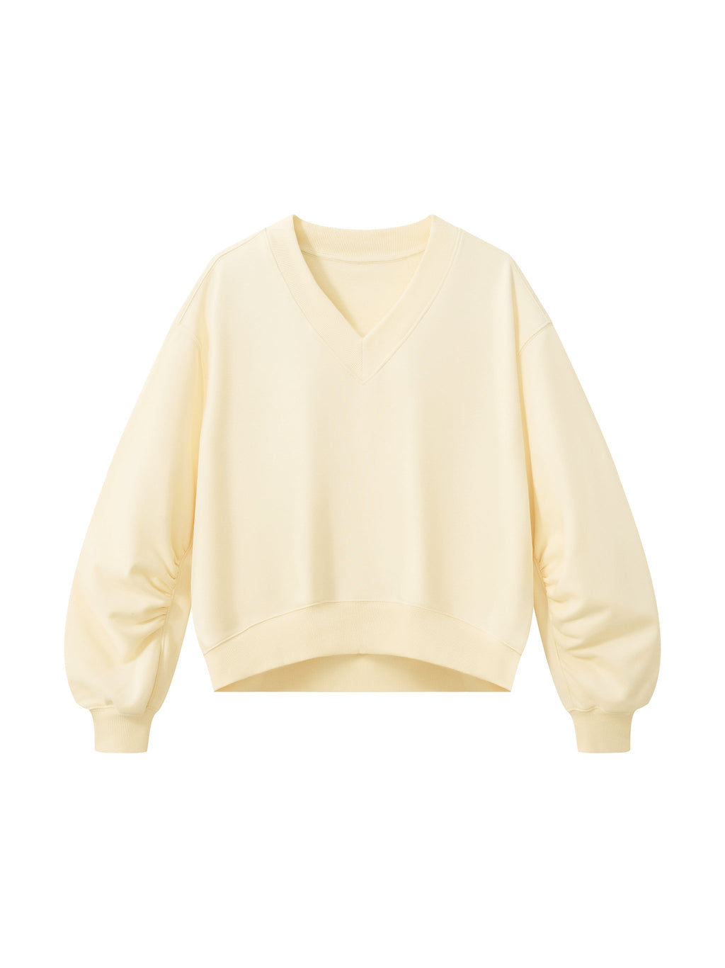 Women’s Crop V-Neck Sweatshirt