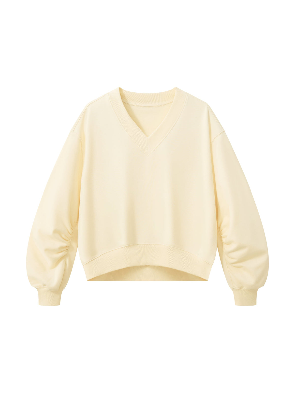 Women’s Crop V-Neck Sweatshirt