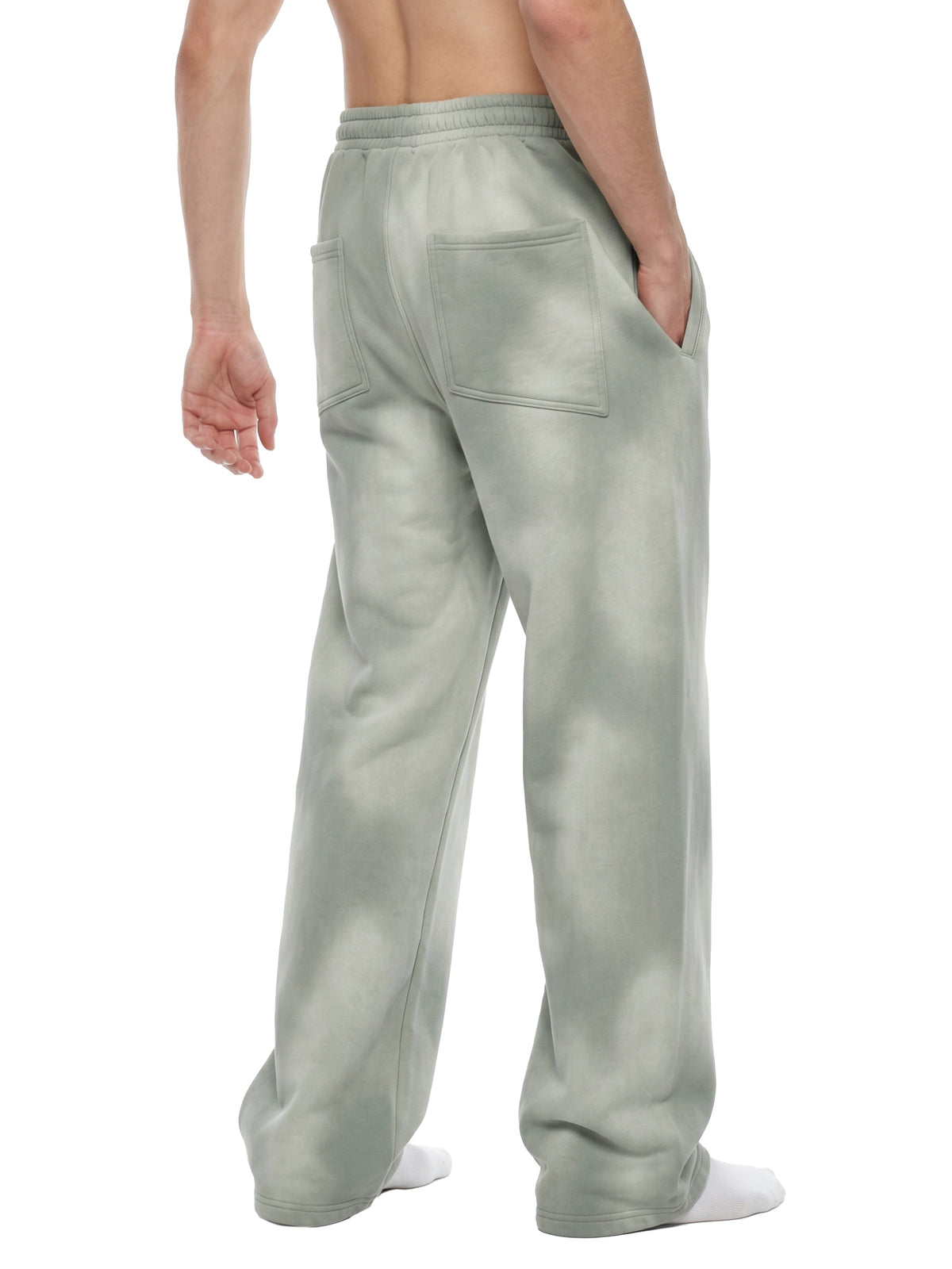 Unisex Sunfade Wide-Leg Fleece Sweatpants