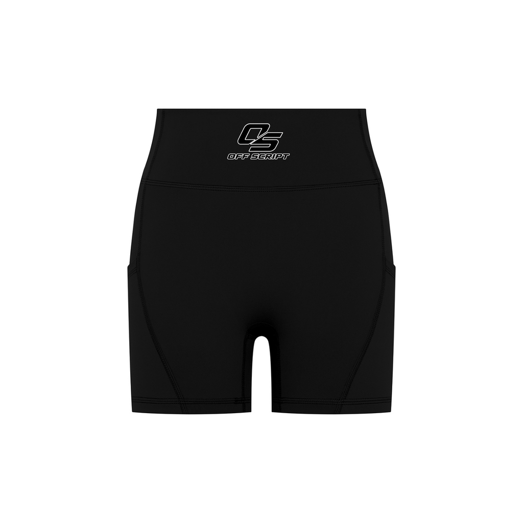 Women's High-Waisted Pocket Biker Shorts