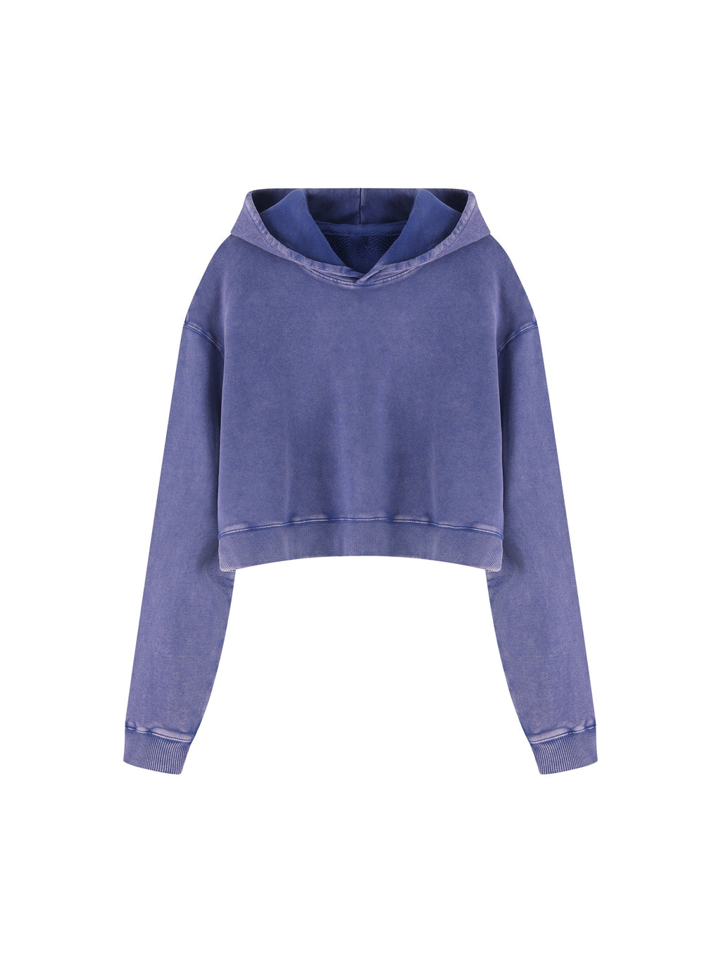 Women’s Mineral Washed Crop Hoodie