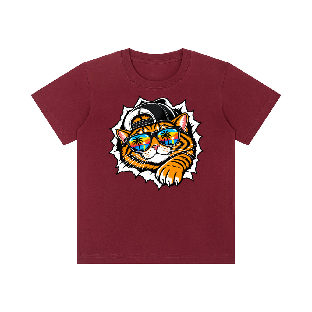 Cool Cat Kids' Crewneck Short-Sleeve T-Shirt