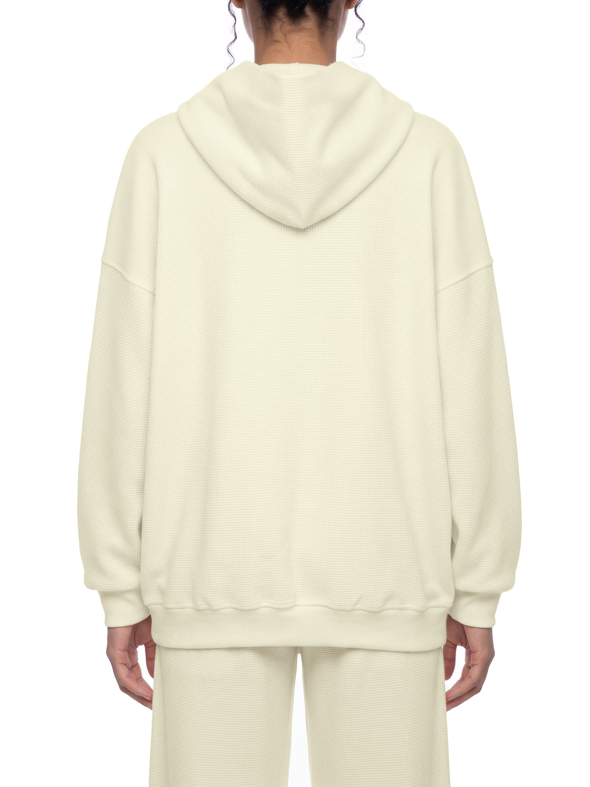 Unisex Waffle Oversized Hoodie