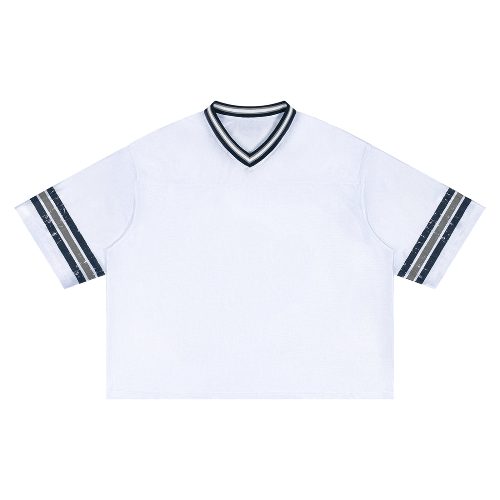 Unisex Boxy Striped Soccer Jersey