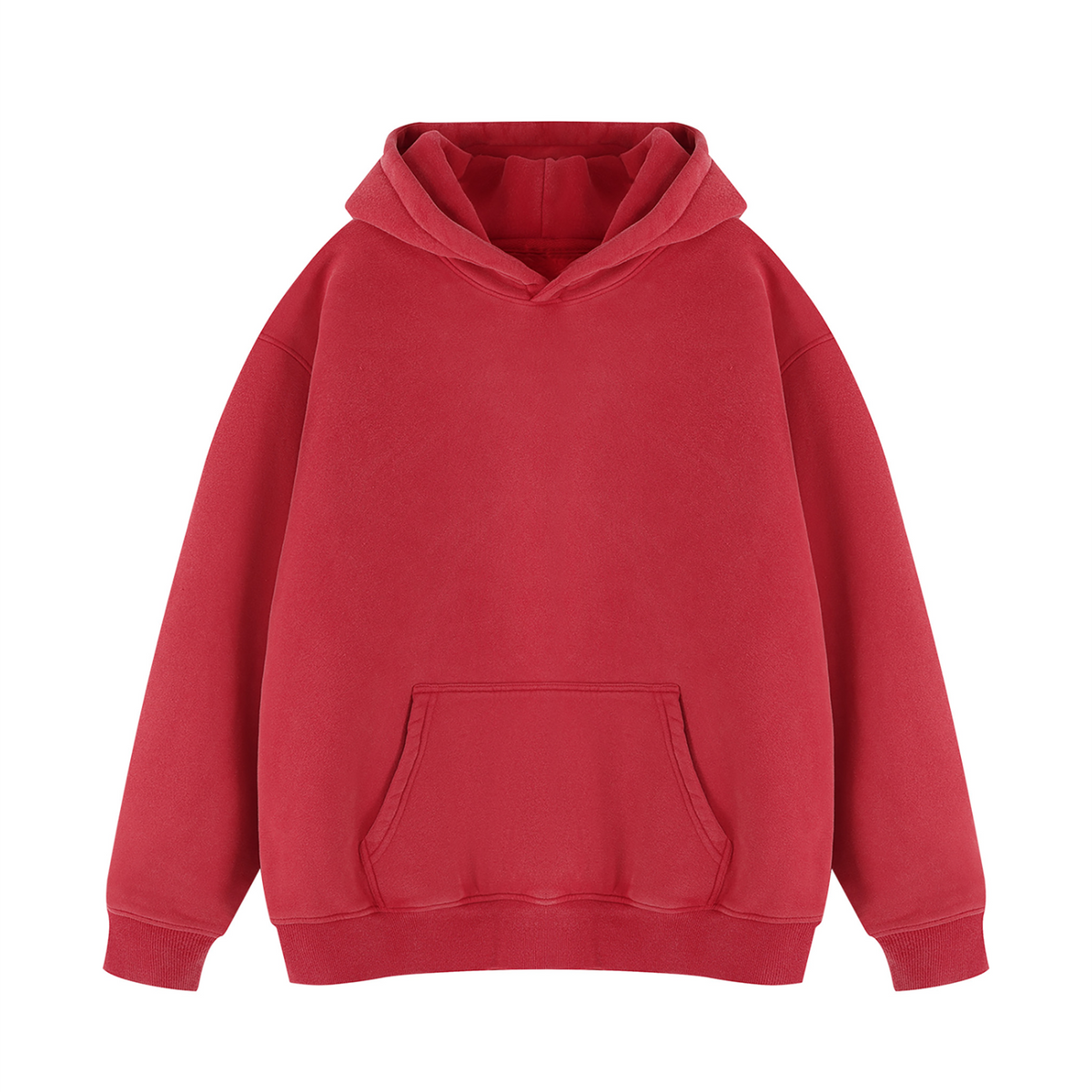 Off Script Gothic Skull Vintage Wash Fleece Hoodie