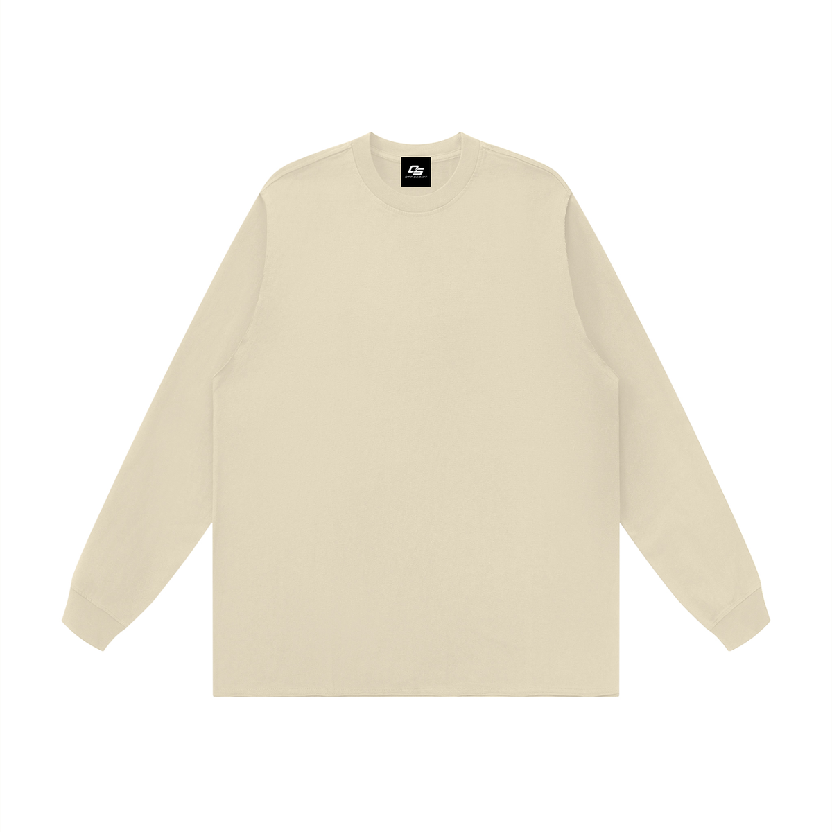Unisex Raw Hem Long Sleeve T-Shirt