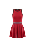 Women’s Color Block A-Line Sleeveless Dress