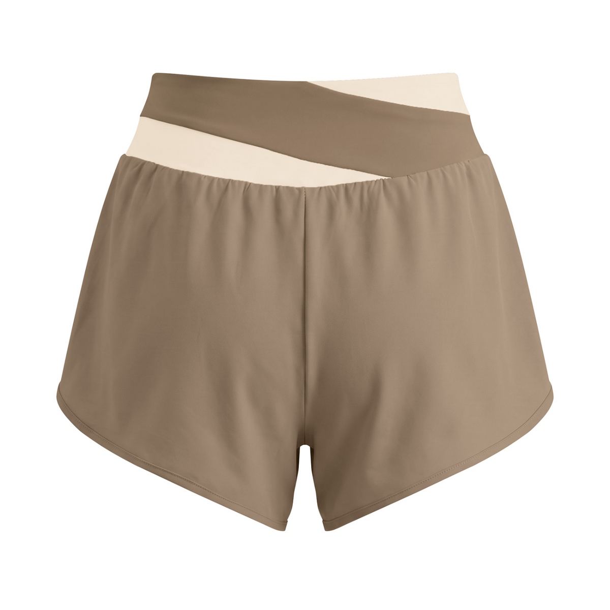 Off Script Women’s High-Rise Panelled Yoga Shorts