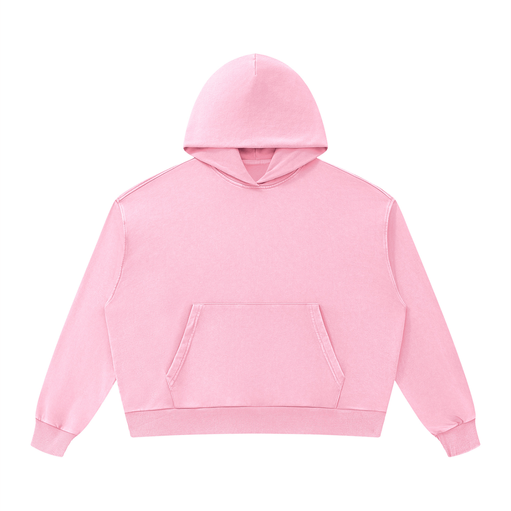 Unisex Mineral Wash Boxy Hoodie