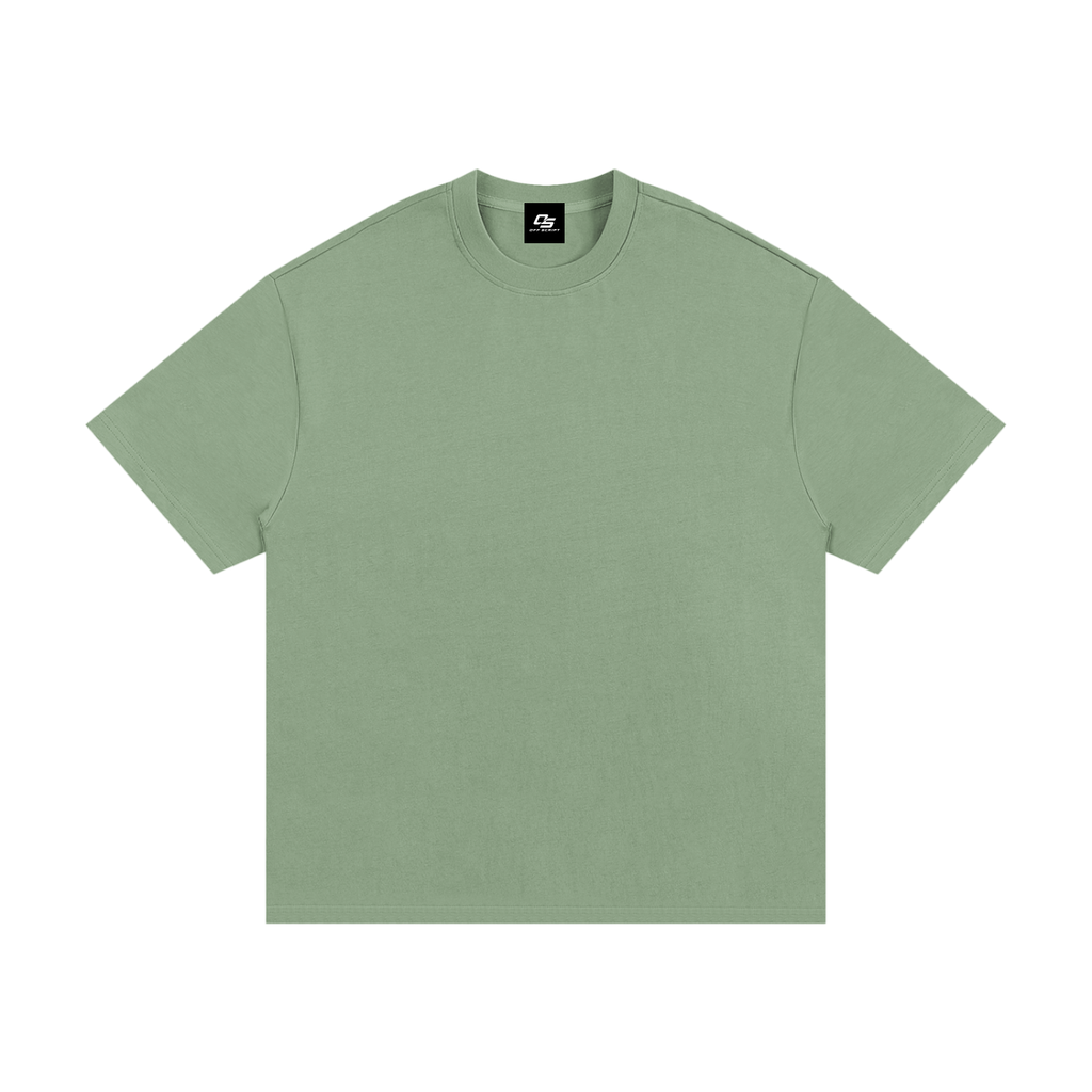 Light Green Essential Heavyweight Cotton T-Shirt front view