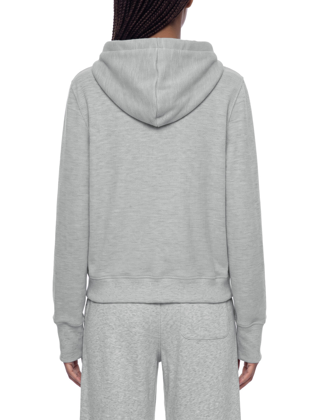 Women's Waffle Full Zip Hoodie