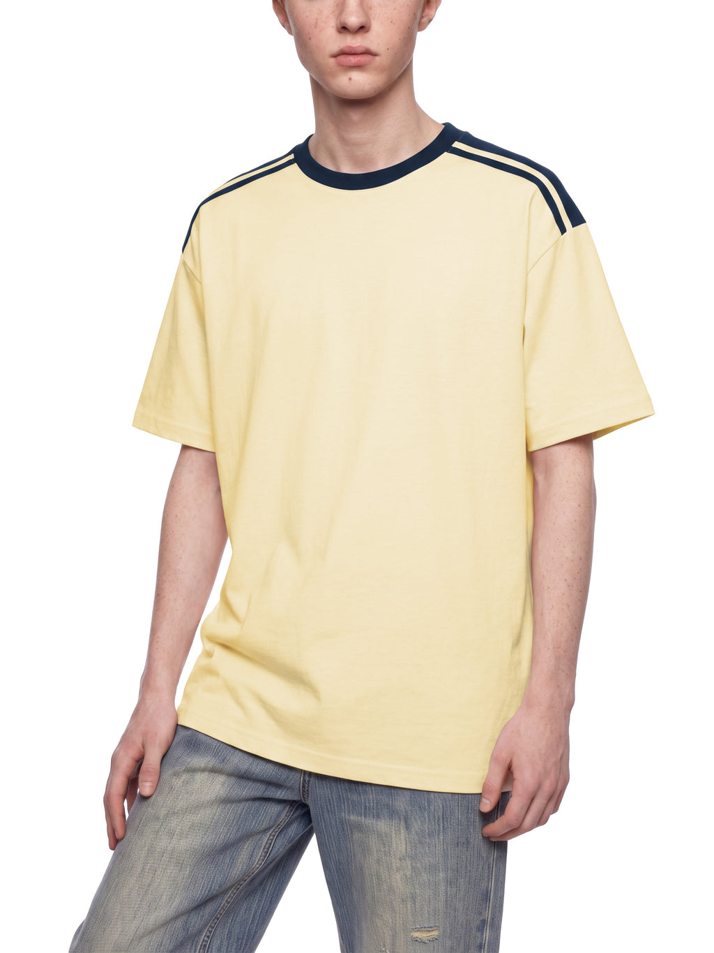 Unisex Color Block Loose T-Shirt