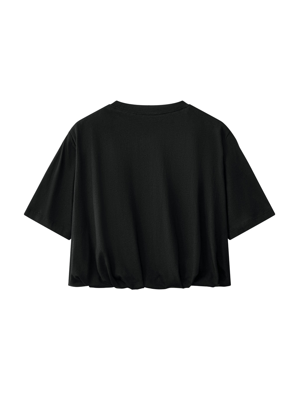 Women’s Crop Bubble Hem T-Shirt