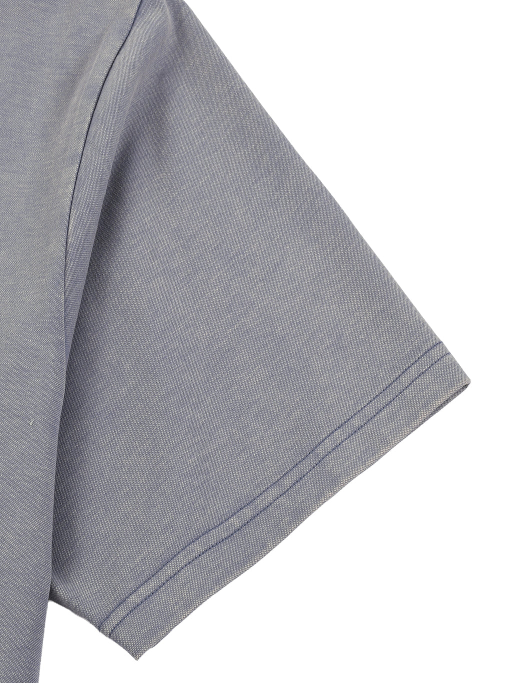Unisex bamboo slub snow-washed T-shirt detail view