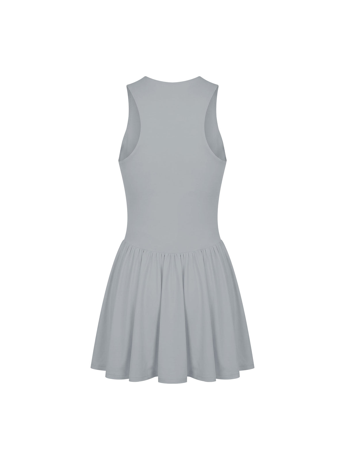Women’s Ruched Sleeveless Full-Zip Dress