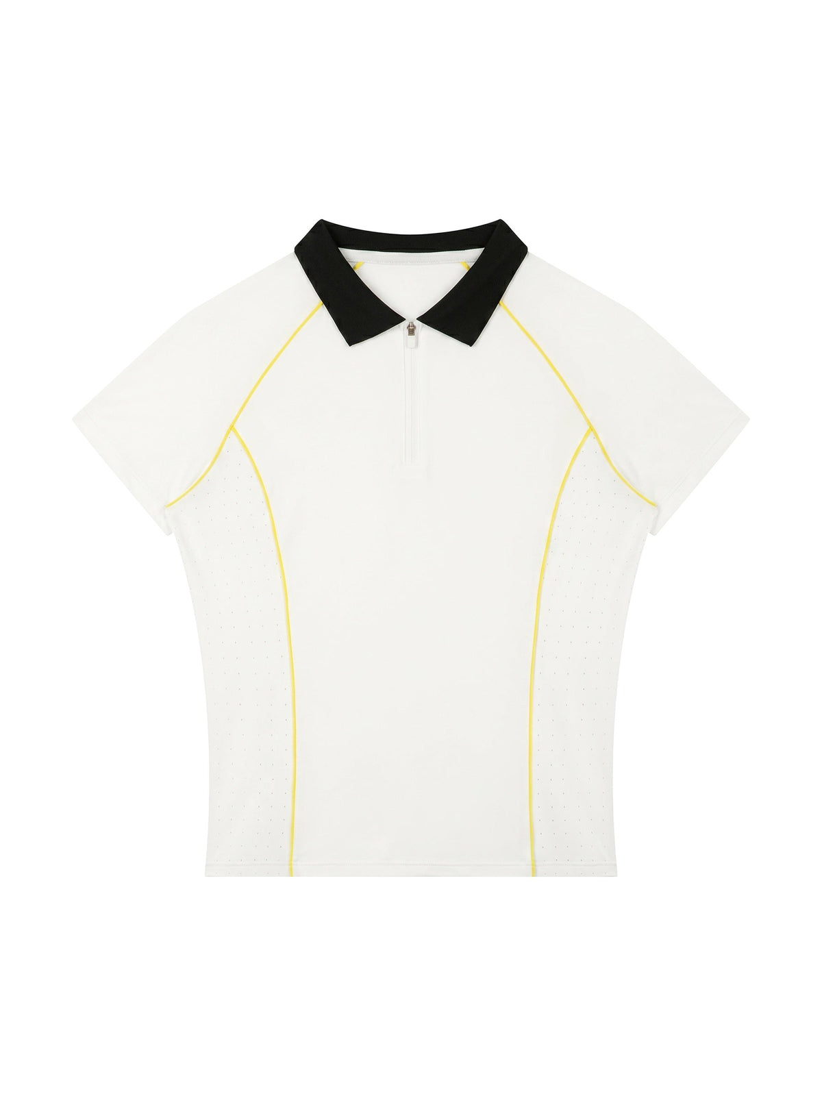 Women’s Slim Fit Quarter-Zip Polo Shirt