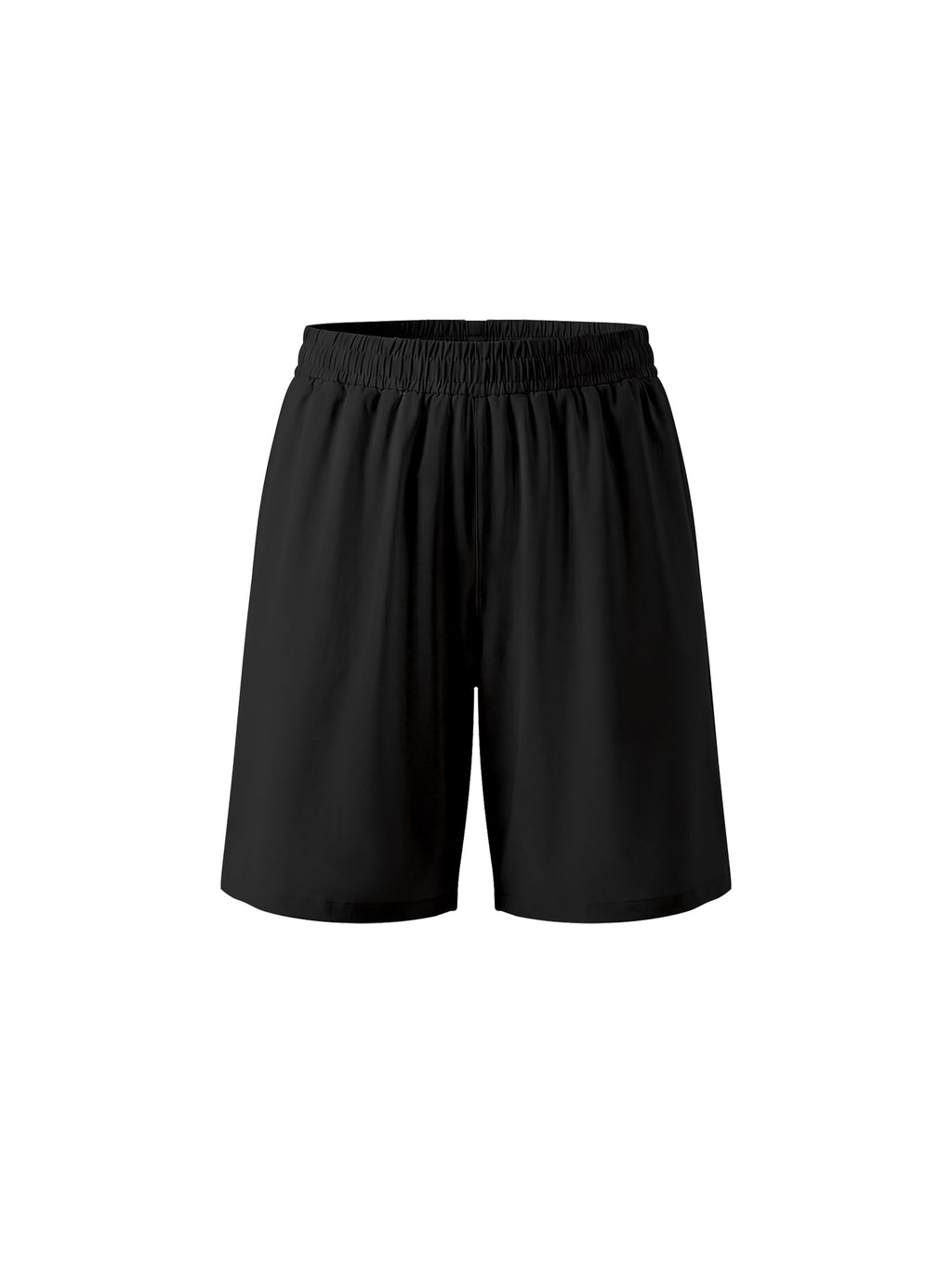 Men’s Solid Elastic Waist Shorts