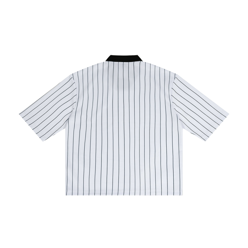 Unisex Pinstripe Collared Soccer Jersey